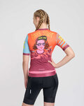 RIVANELLE Koszulka kolarska z krótkim rękawem - LESS TALK - czerwony/kolorowy