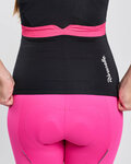 RIVANELLE Koszulka kolarska bez rękawów - SPARK ELITE - czarny/różowy