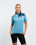 RIVANELLE Koszulka kolarska z krótkim rękawem - ADVENTURE - niebieski
