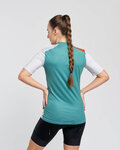 RIVANELLE Koszulka kolarska z krótkim rękawem - ADVENTURE - szary/zielony