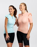 RIVANELLE Koszulka kolarska z krótkim rękawem - ROMANCE - różowy