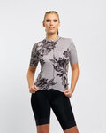 RIVANELLE Koszulka kolarska z krótkim rękawem - BAROC - szary