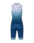 RIVANELLE Kombinezon kolarski - SNIPP - biały/turkusowy