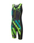 ZONE3 Kombinezon kolarski - ADVENTURE TRISUIT - czarny