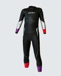 ZONE3 Kombinezon kolarski - ADVENTURE WETSUIT  - czarny
