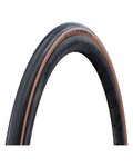 SCHWALBE opona - ONE 700x28C RACEGUARD 67EPI - czarny/brązowy