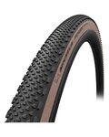 MICHELIN opona - POWER GRAVEL TLE - czarny/brązowy