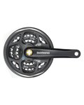 SHIMANO korby i tarcze - ALTUS M311 170mm 42/32/22 - czarny