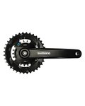 SHIMANO korby i tarcze - ALTUS 175mm 36/22 - czarny