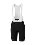 SHIMANO Krótkie spodnie kolarskie z szelkami - SUMIRE - czarny