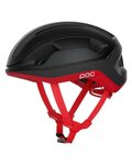 POC Kask kolarski - OMNE LITE - czarny/czerwony