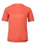 POC Koszulka kolarska z krótkim rękawem - REFORM ENDURO LIGHT TEE - czerwony