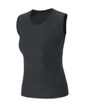 GORE Kolarski bezrękawnik - BASE LAYER - czarny