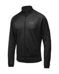 GORE Kolarska ocieplana kurtka - C3 WINDSTOPPER® - czarny