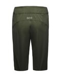 GORE Krótkie spodnie kolarskie bez szelek - PASSION - zielony