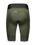 GORE Krótkie spodnie kolarskie bez szelek - ARDENT WMN - zielony