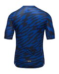 GORE Koszulka kolarska z krótkim rękawem - SPIRIT ORGANIC - niebieski/czarny