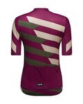 GORE Koszulka kolarska z krótkim rękawem - SIGNAL CHAOS - fioletowy/szary