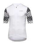 GORE Koszulka kolarska z krótkim rękawem - SWIFTRIDE OPTICAL - biały/czarny