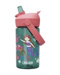CAMELBAK Bidon kolarski - THRIVE FLIP STRAW KIDS 0,4l - zielony/różowy