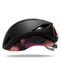 GIRO Kask kolarski - ECLIPSE PRO SPHERICAL - czarny/pomarańczowy