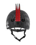 BELL Kask kolarski - SKULL HAWK - czarny/czerwony