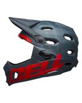 BELL Kask kolarski - SUPER DH - zielony/czerwony