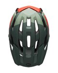 BELL Kask kolarski - SUPER AIR R SPHERICAL - zielony/czerwony
