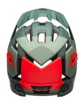 BELL Kask kolarski - SUPER AIR R SPHERICAL - zielony/czerwony