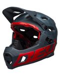 BELL Kask kolarski - SUPER DH SPHERICAL - niebieski/czerwony