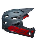 BELL Kask kolarski - SUPER DH SPHERICAL - niebieski/czerwony