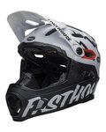 BELL Kask kolarski - SUPER DH SPHERICAL - biały