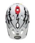 BELL Kask kolarski - SUPER DH SPHERICAL - biały