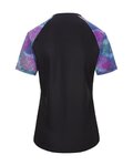 GIRO Koszulka kolarska z krótkim rękawem - ROUST W - czarny/jasnoniebieski