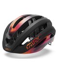 GIRO Kask kolarski - ARIES SPHERICAL - pomarańczowy/czarny