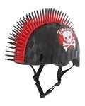 BELL Kask kolarski - RASKULLZ SKULL HAWK - czarny/czerwony