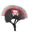 BELL Kask kolarski - RASKULLZ SKULL HAWK - czarny/czerwony