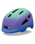 GIRO Kask kolarski - SCAMP II - niebieski/fioletowy/zielony