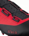 FIZIK Buty rowerowe - VENTO X3 OVERCURVE - czerwony/czarny