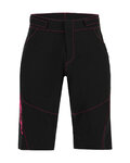 SANTINI Krótkie spodnie kolarskie bez szelek - SELVA - czerwony/czarny