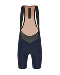 SANTINI Krótkie spodnie kolarskie z szelkami - SLEEK RAGGIO - niebieski