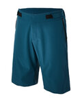 SANTINI Krótkie spodnie kolarskie bez szelek - FULCRO - niebieski