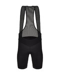 SANTINI Krótkie spodnie kolarskie z szelkami - OMNIA - czarny