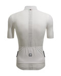 SANTINI Koszulka kolarska z krótkim rękawem - COLORE PURO - biały