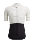 SANTINI Koszulka kolarska z krótkim rękawem - COLORE RIGA - biały