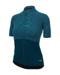 SANTINI Koszulka kolarska z krótkim rękawem - COLORE RIGA - niebieski
