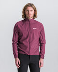 SANTINI Kolarska kurtka przeciwwiatrowa - VENTUS - bordowy