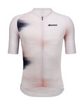 SANTINI Koszulka kolarska z krótkim rękawem - OMBRA - biały