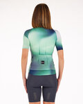 SANTINI Koszulka kolarska z krótkim rękawem - OMBRA - zielony