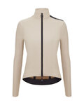SANTINI Kolarska ocieplana kurtka - ADAPT MULTI - kość słoniowa